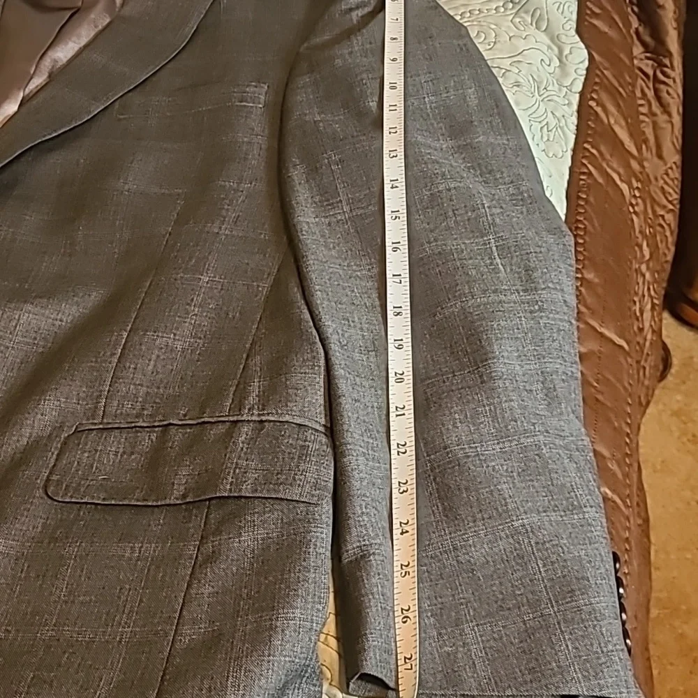 Austin Reed 48R Gray Wool 2Btn Blazer Suit Sport Coat Jacket‎